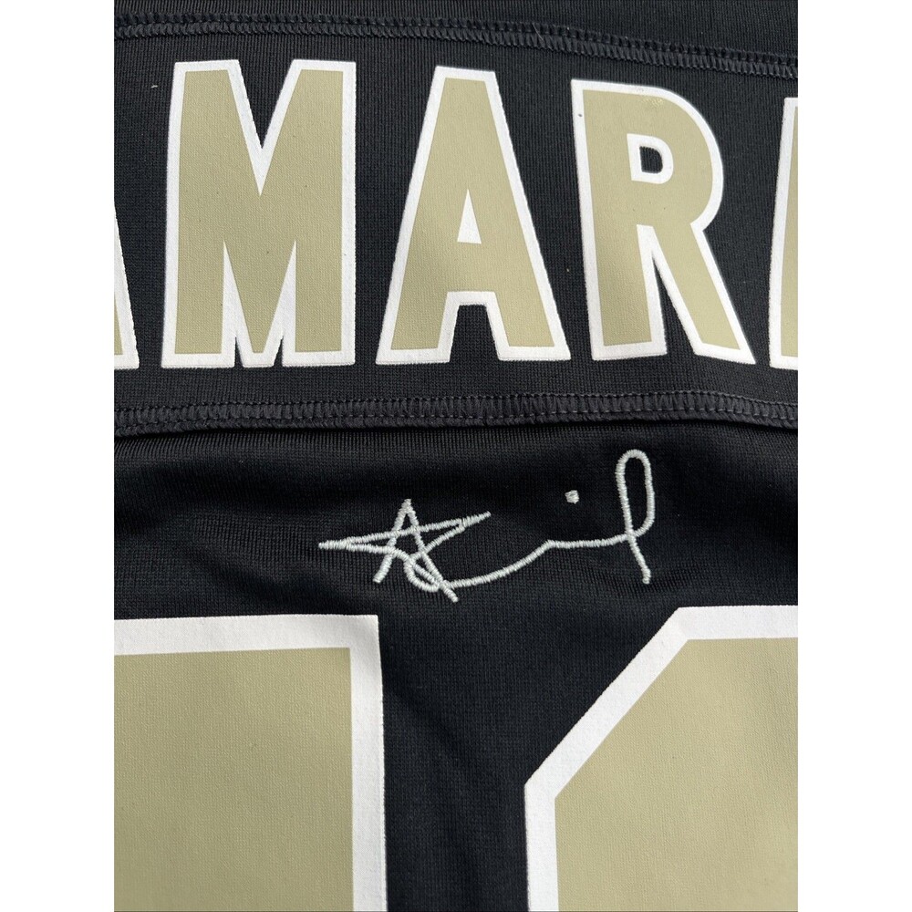 NEW ORLEANS SAINTS Alvin Kamara #41 Black Football Jersey XL Signature Embroider - Picture 9 of 11